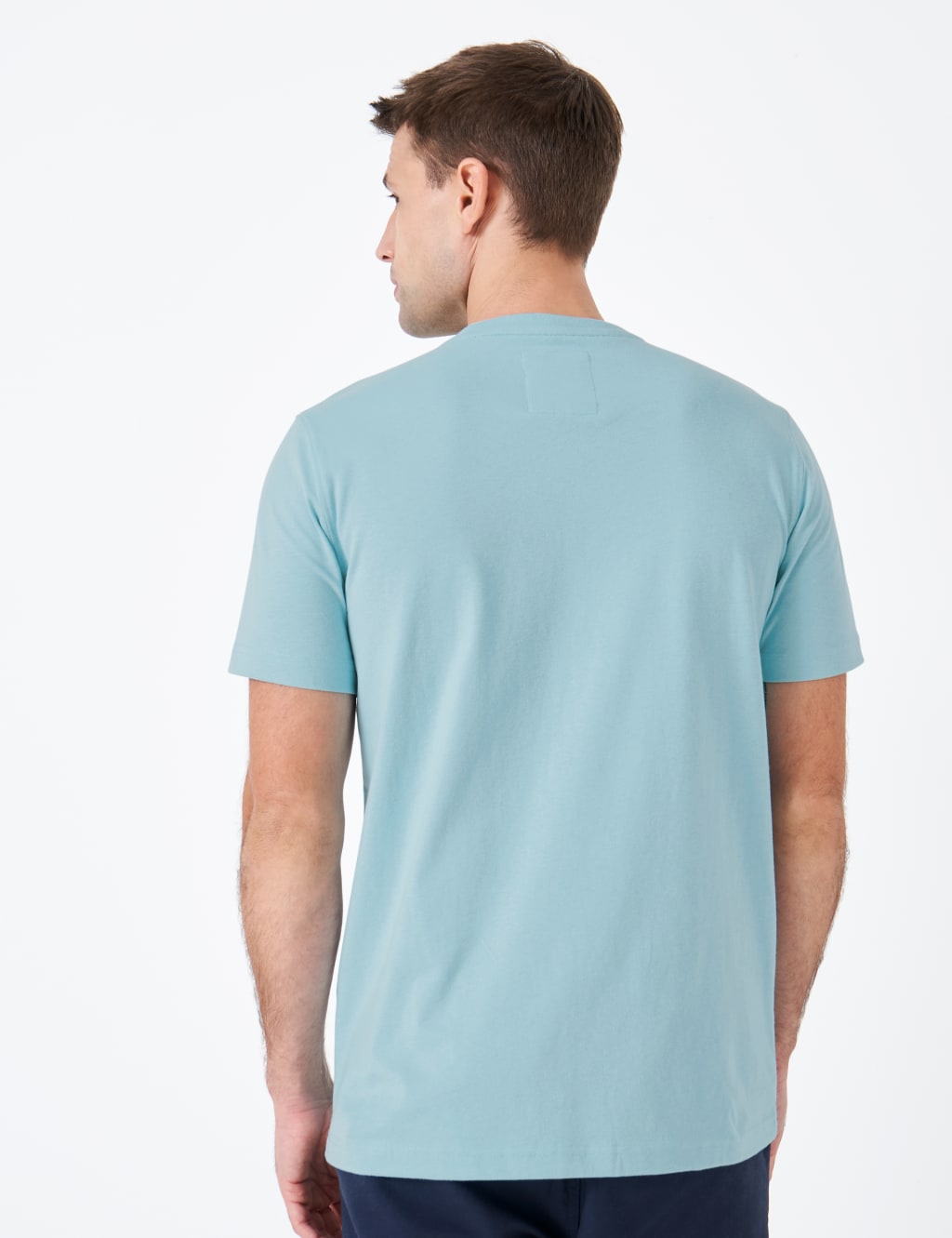 Pure Cotton Jersey Crew Neck T-Shirt image 4