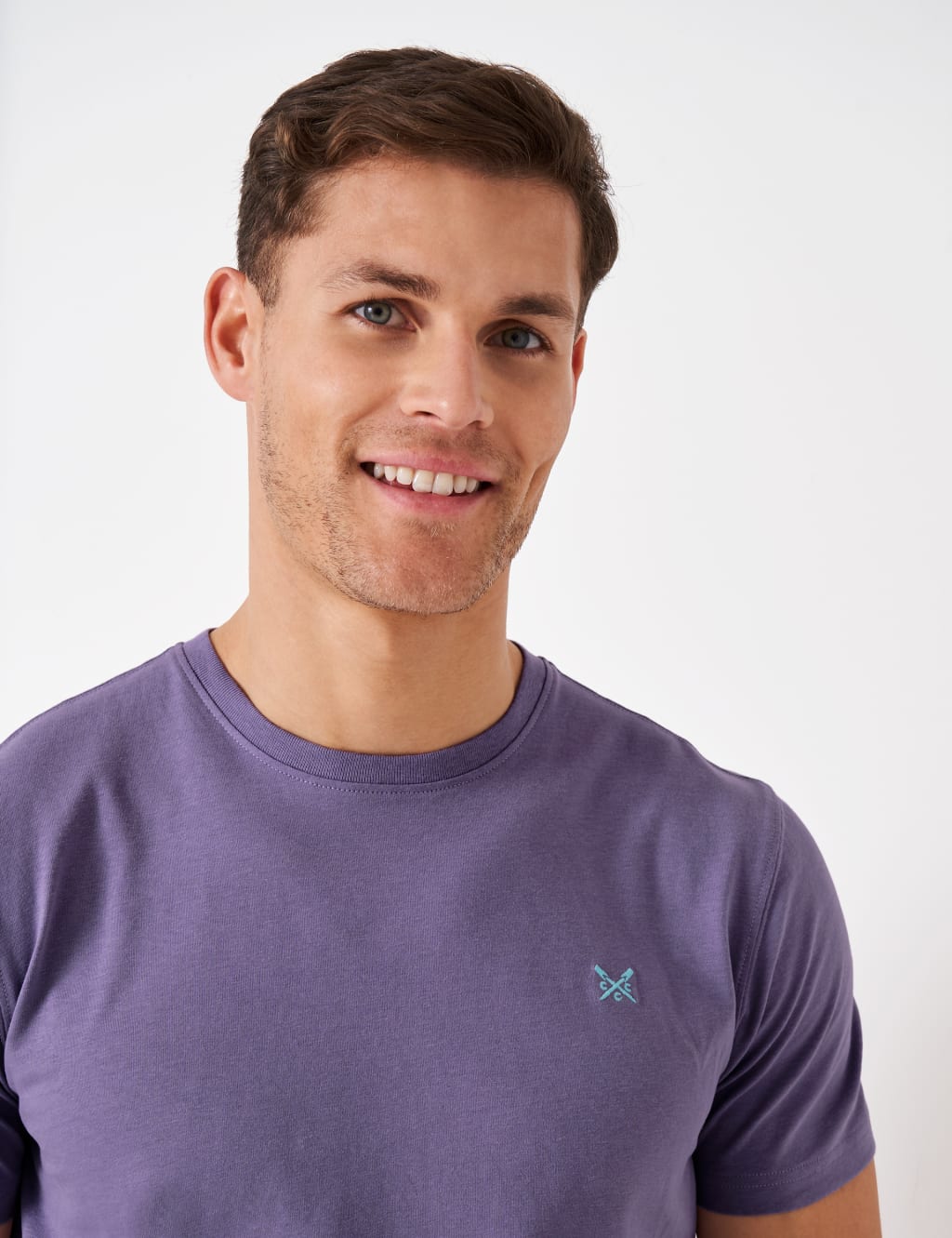 Pure Cotton Jersey Crew Neck T-Shirt image 4