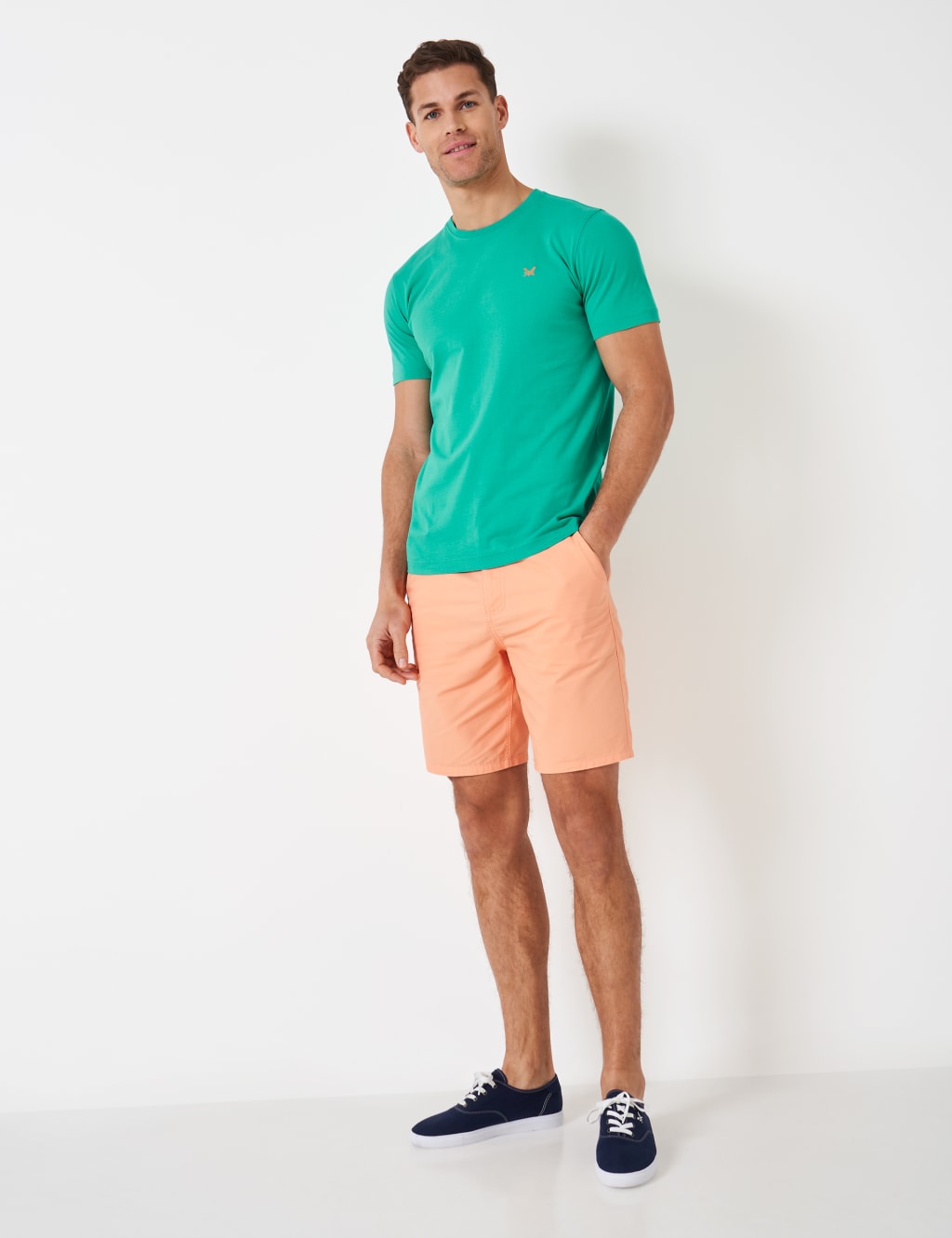 Pure Cotton Jersey Crew Neck T-Shirt image 3