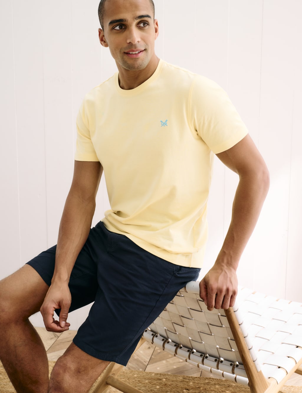 Pure Cotton Jersey Crew Neck T-Shirt image 5