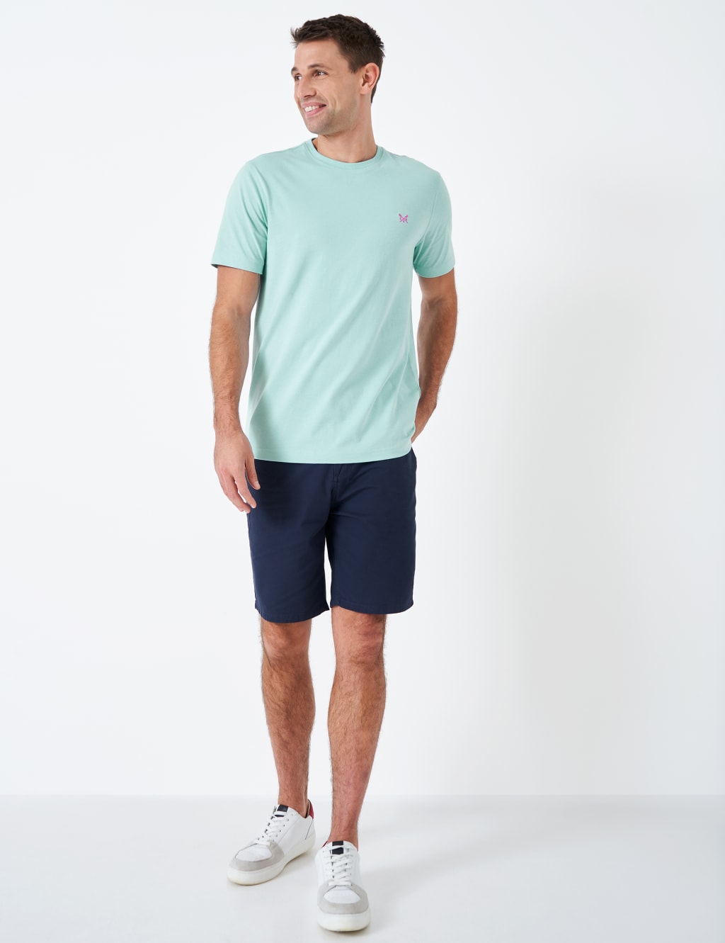 Pure Cotton Jersey Crew Neck T-Shirt image 3