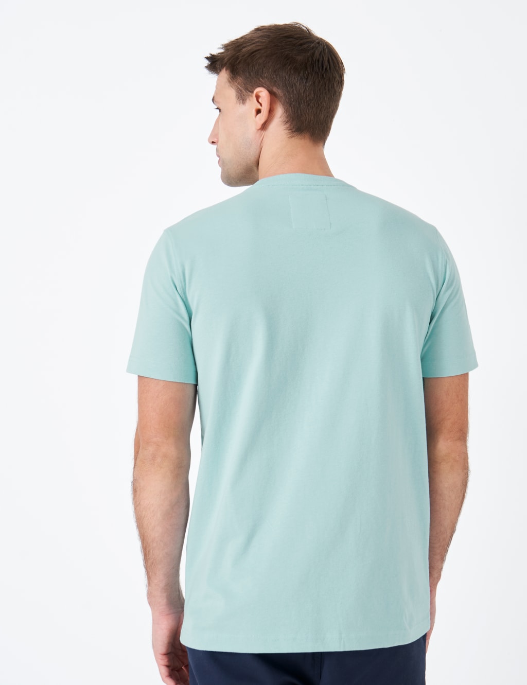 Pure Cotton Jersey Crew Neck T-Shirt image 4