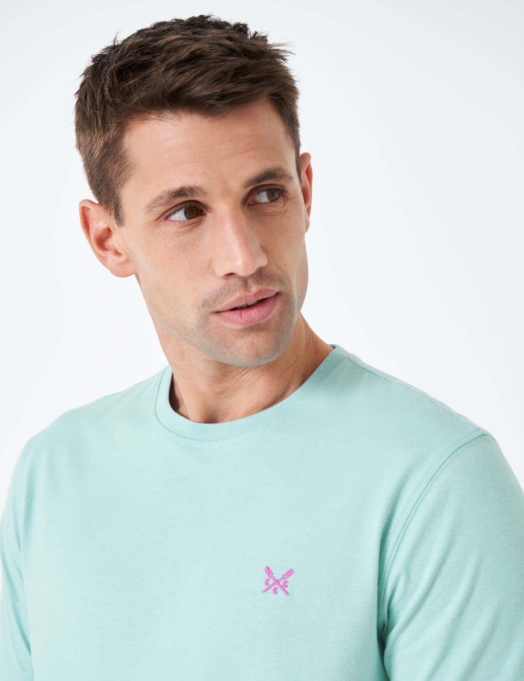 Pure Cotton Jersey Crew Neck T-Shirt image 5