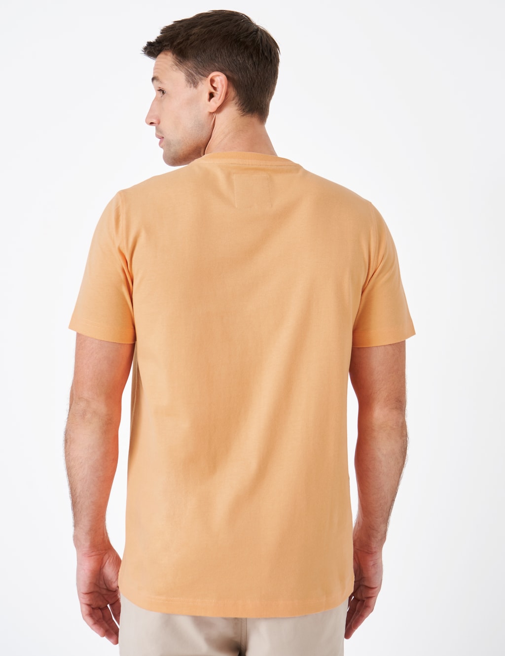 Pure Cotton Jersey Crew Neck T-Shirt image 3