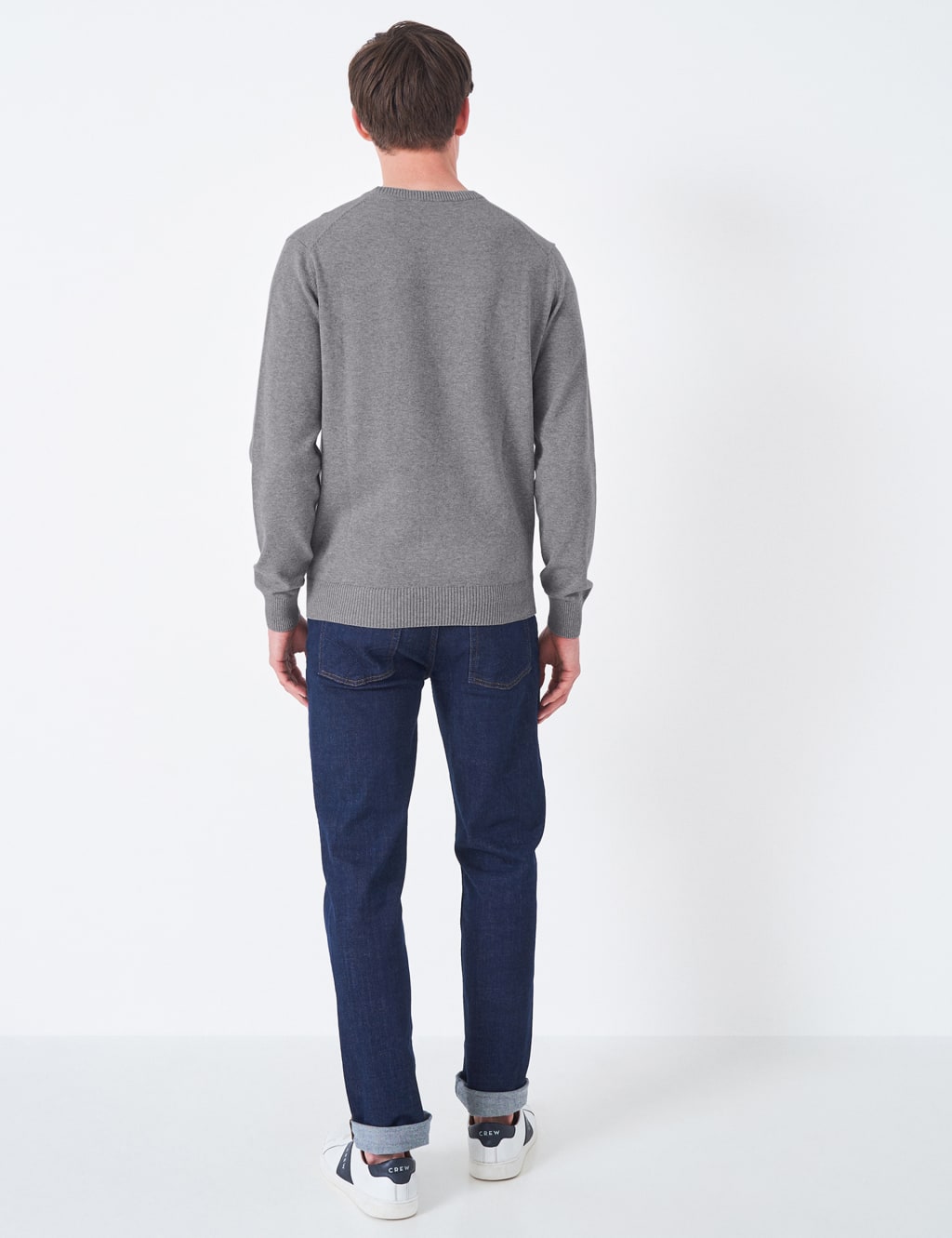 Organic Cotton Crew Neck Jumper image 3