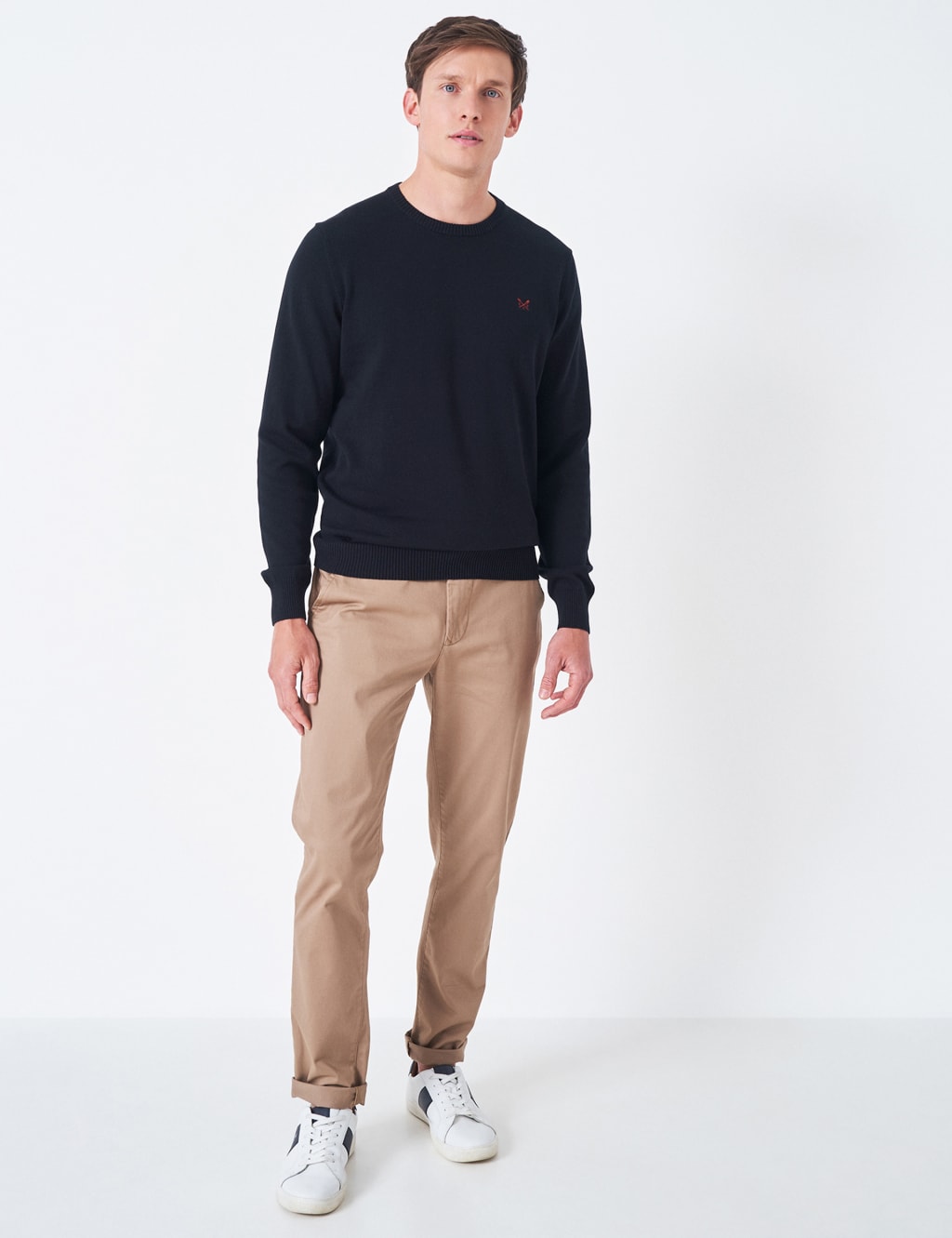 Organic Cotton Crew Neck Jumper image 3