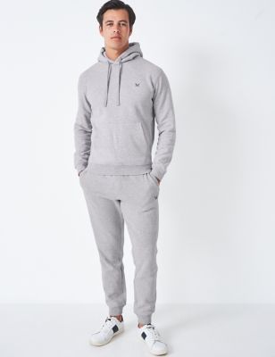 Crew Clothing Mens Regular Fit Lightweight Joggers - XXL - Grey, Grey