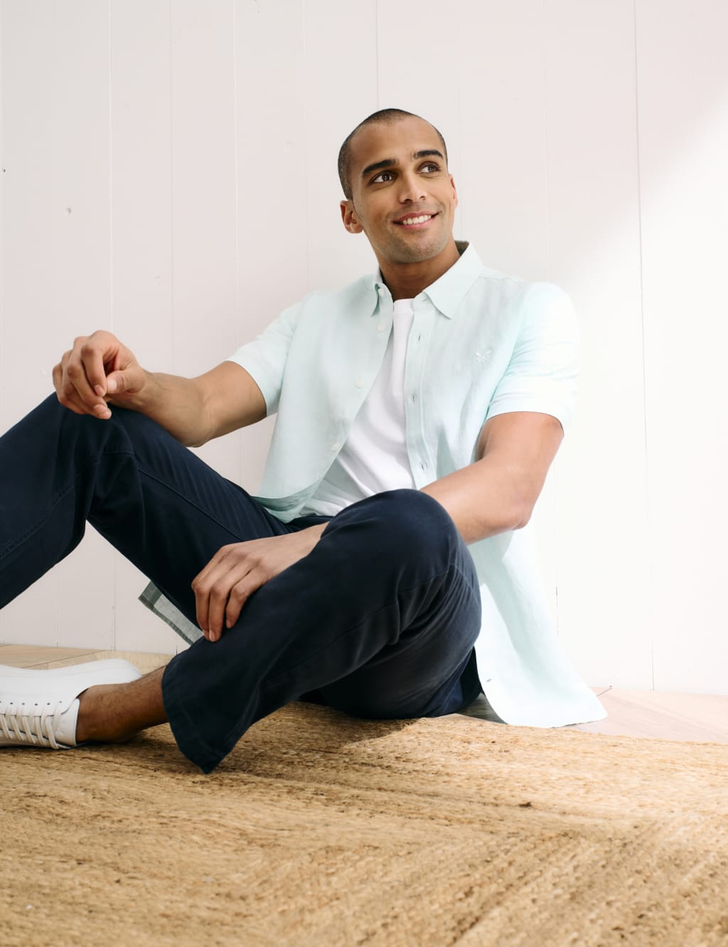 Straight Fit Pure Cotton Chinos image 4