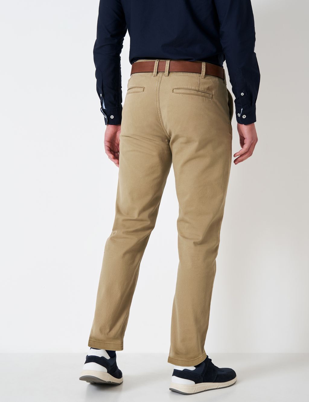 Straight Fit Pure Cotton Chinos image 3