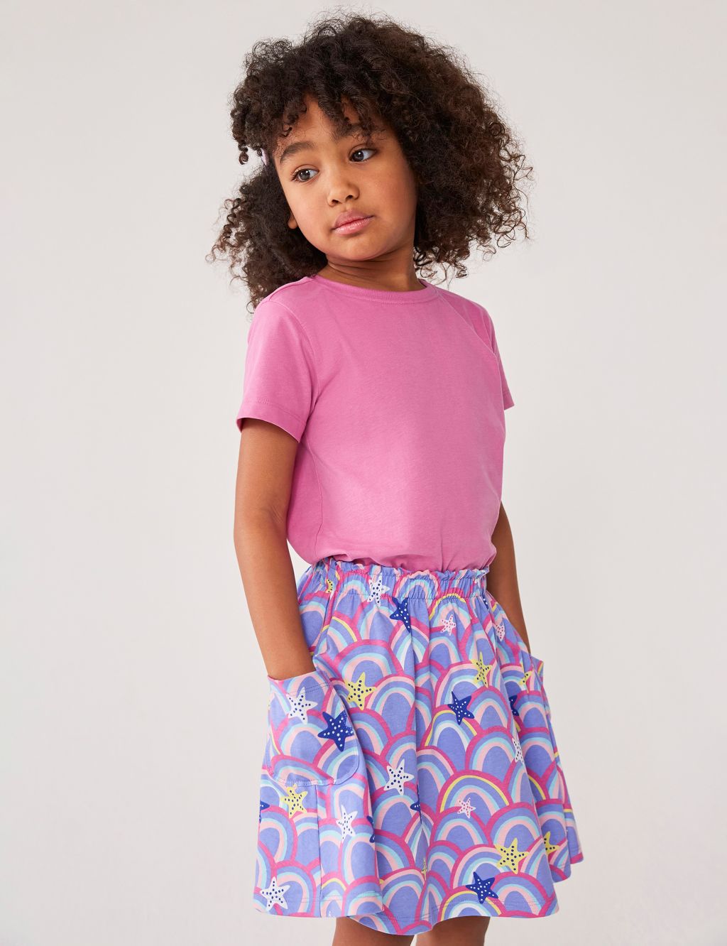 Pure Cotton Rainbow Skirt (3-12 Yrs)