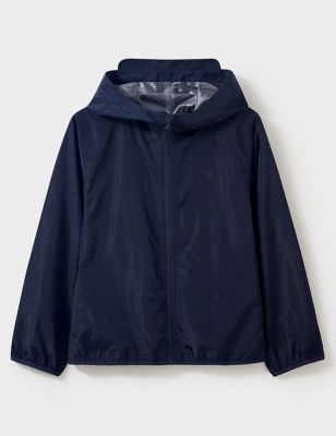 Crew Clothing Boy's Lightweight Packable Raincoat (3-12 Yrs) - 5-6 Y - Navy, Navy