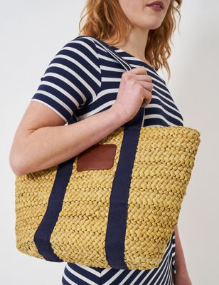 Crew Clothing Women's Straw Shoulder Bag - Natural, Natural