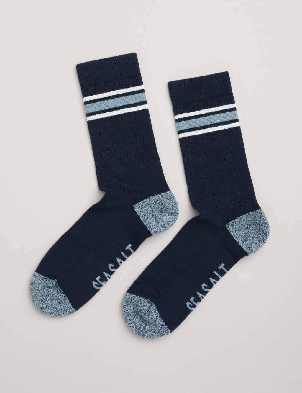 Cotton Rich Striped Socks