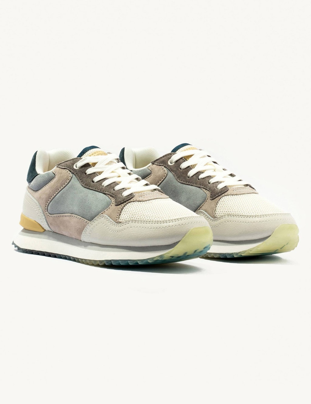City Leather Lace Up Trainers image 2