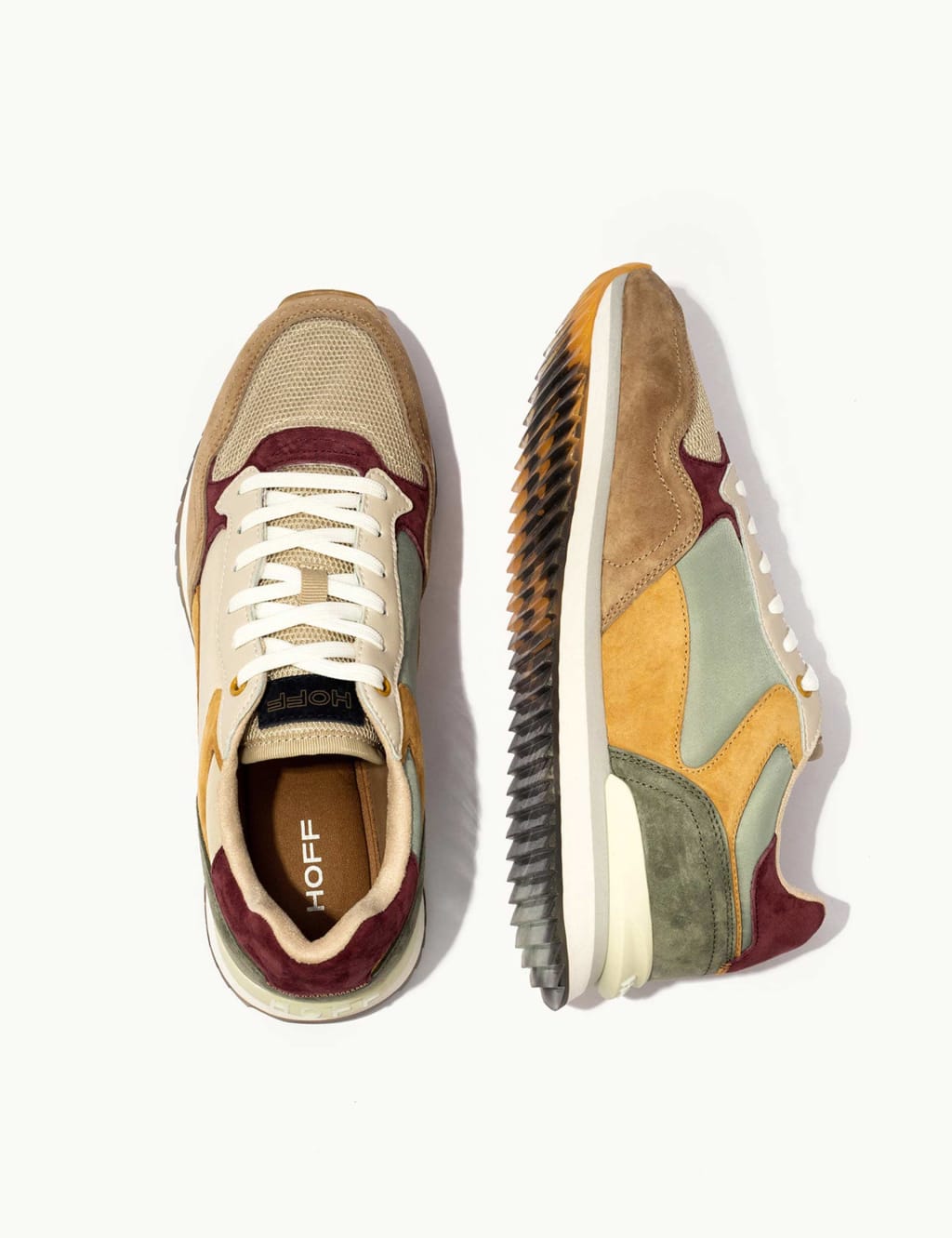 City Leather Lace Up Trainers image 3