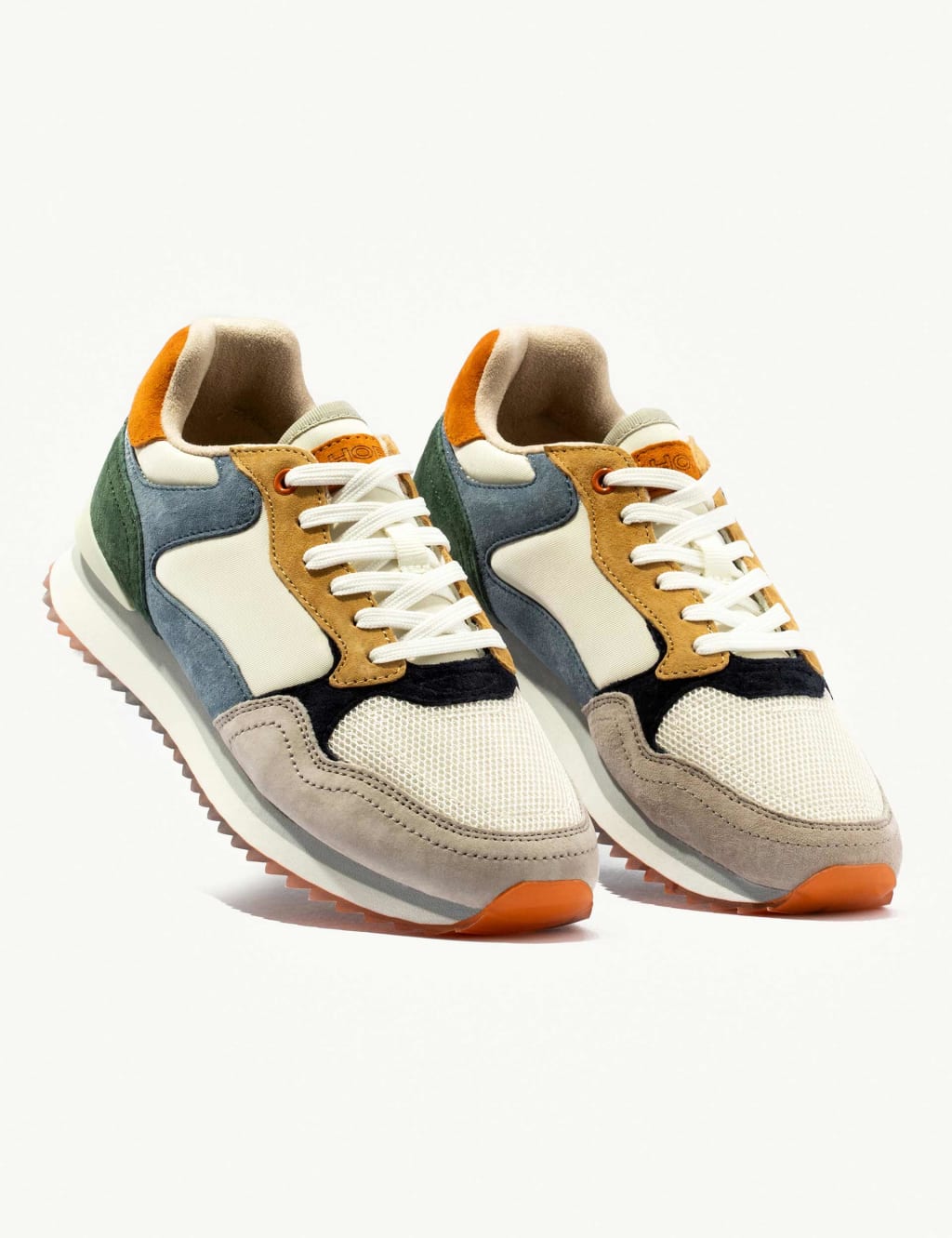 City Leather Lace Up Trainers image 2