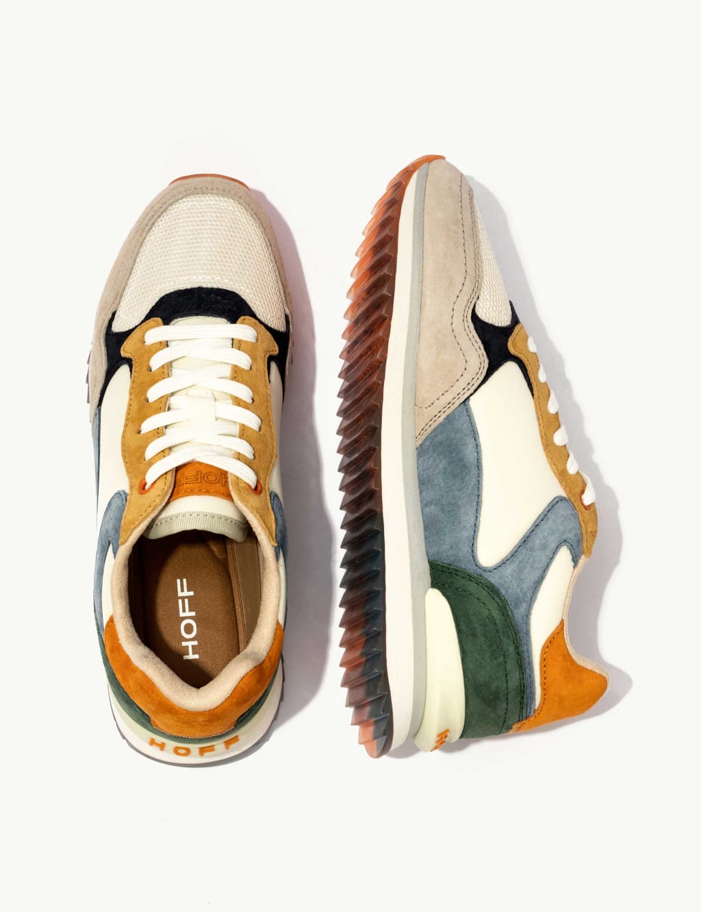 City Leather Lace Up Trainers image 3