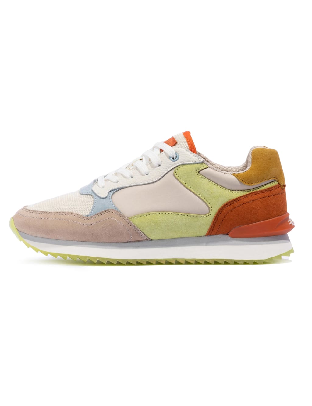 City Leather Lace Up Trainers image 3
