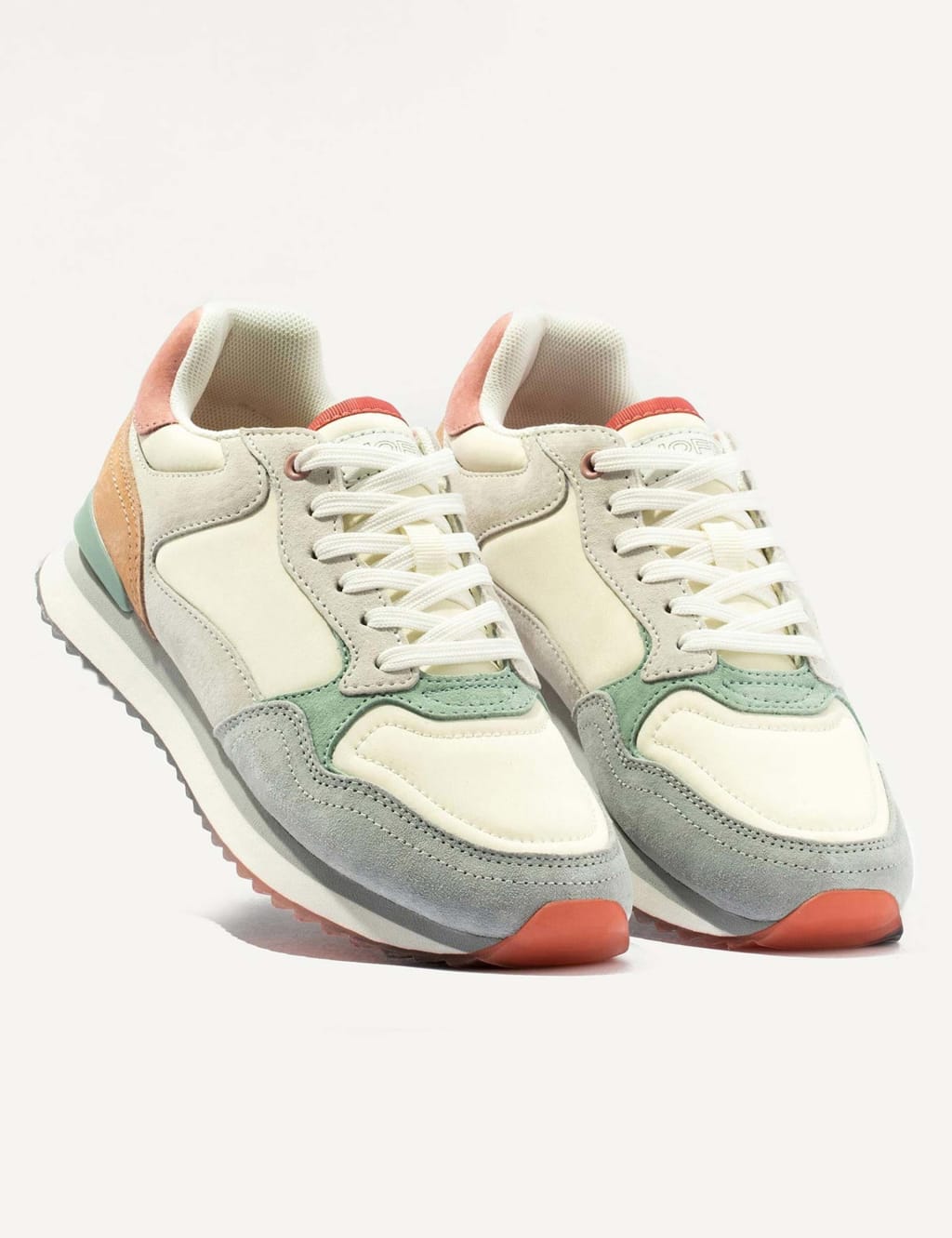 City Leather Lace Up Trainers image 2