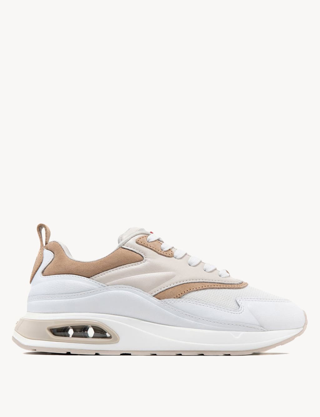 Skyline Leather Lace Up Trainers image 1
