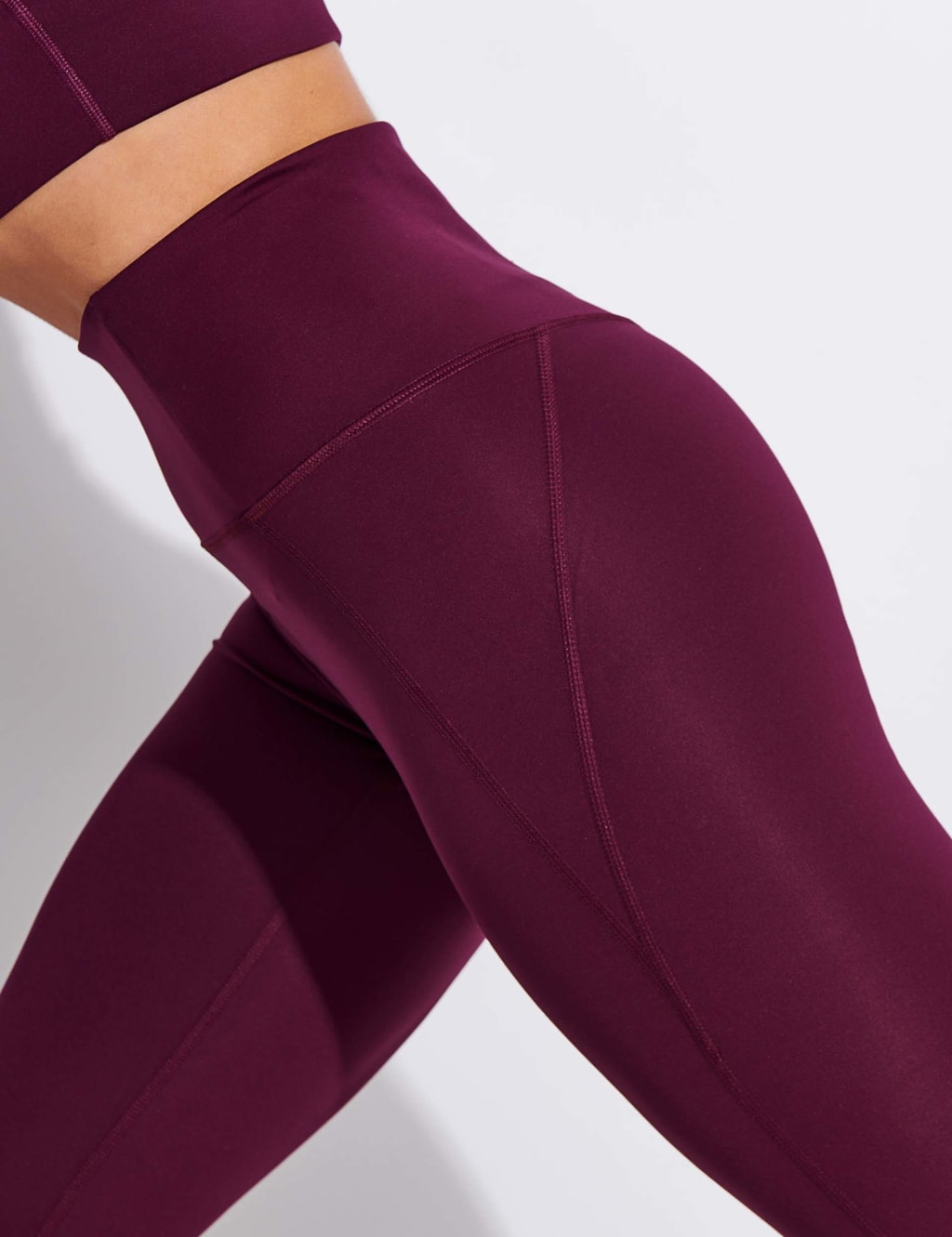 Compressive High Waisted Leggings image 4