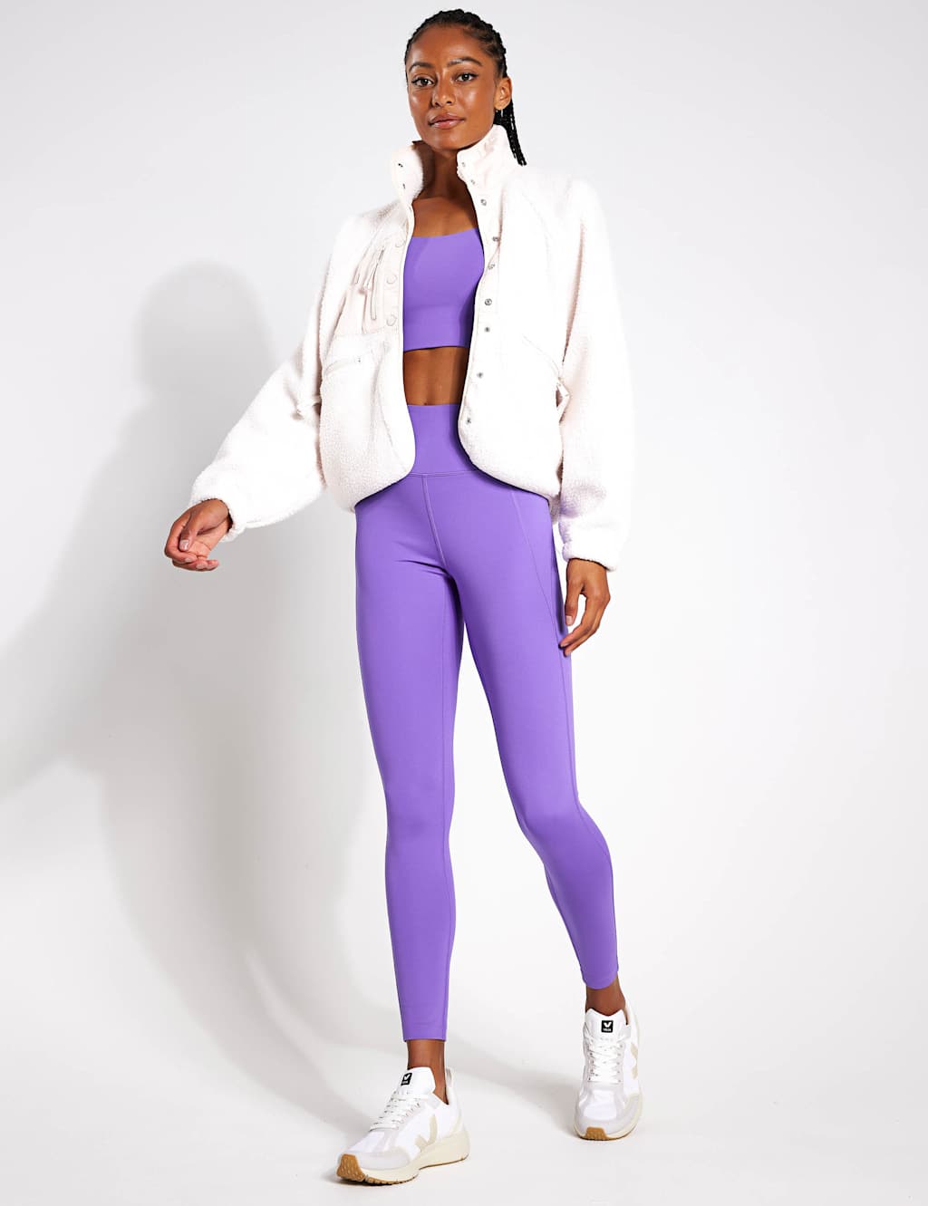 Compressive High Waisted Leggings image 2