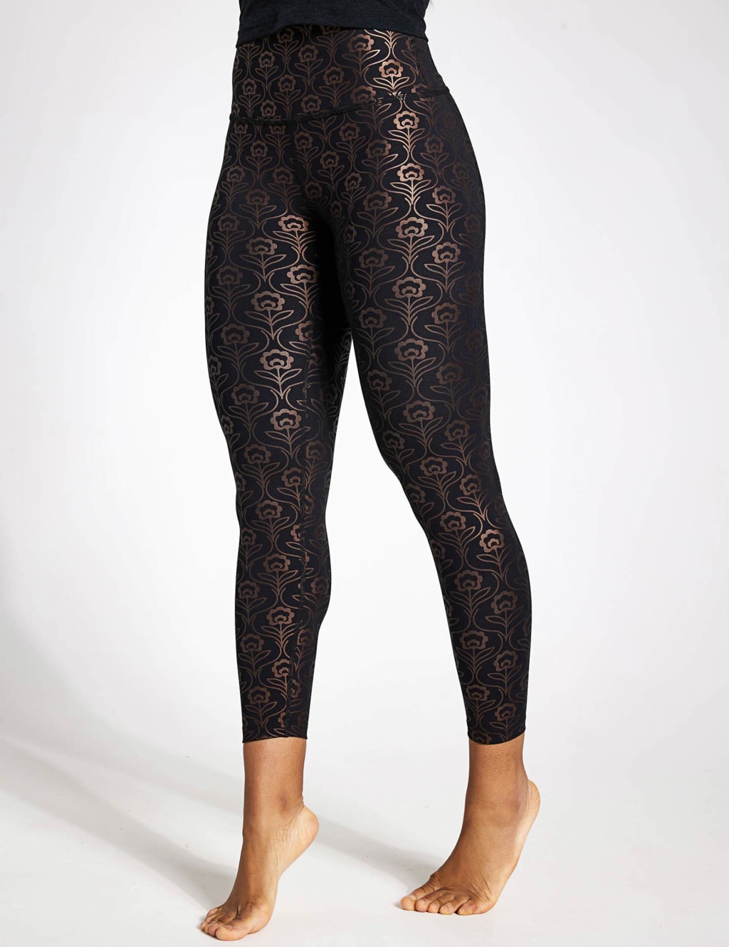 Printed High Waisted 7/8 Leggings image 1