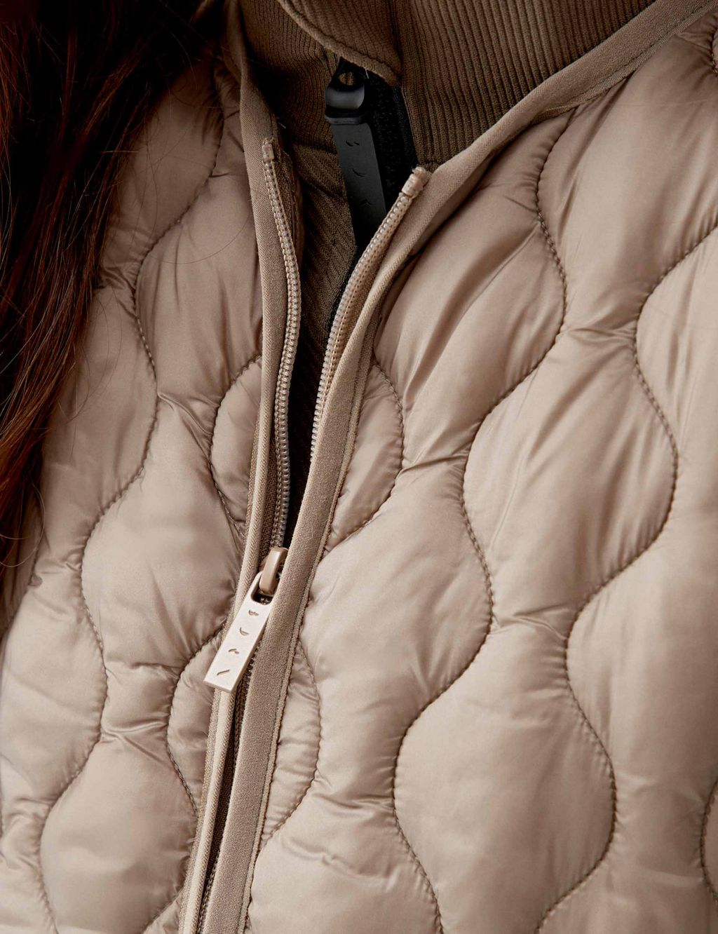 Kenal Quilted Collarless Gilet image 3