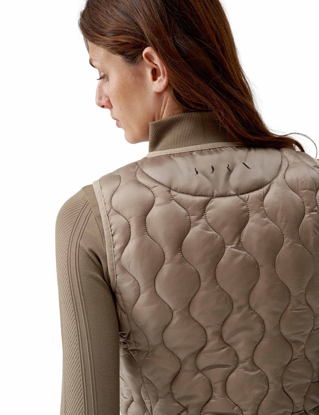 Kenal Quilted Collarless Gilet image 4