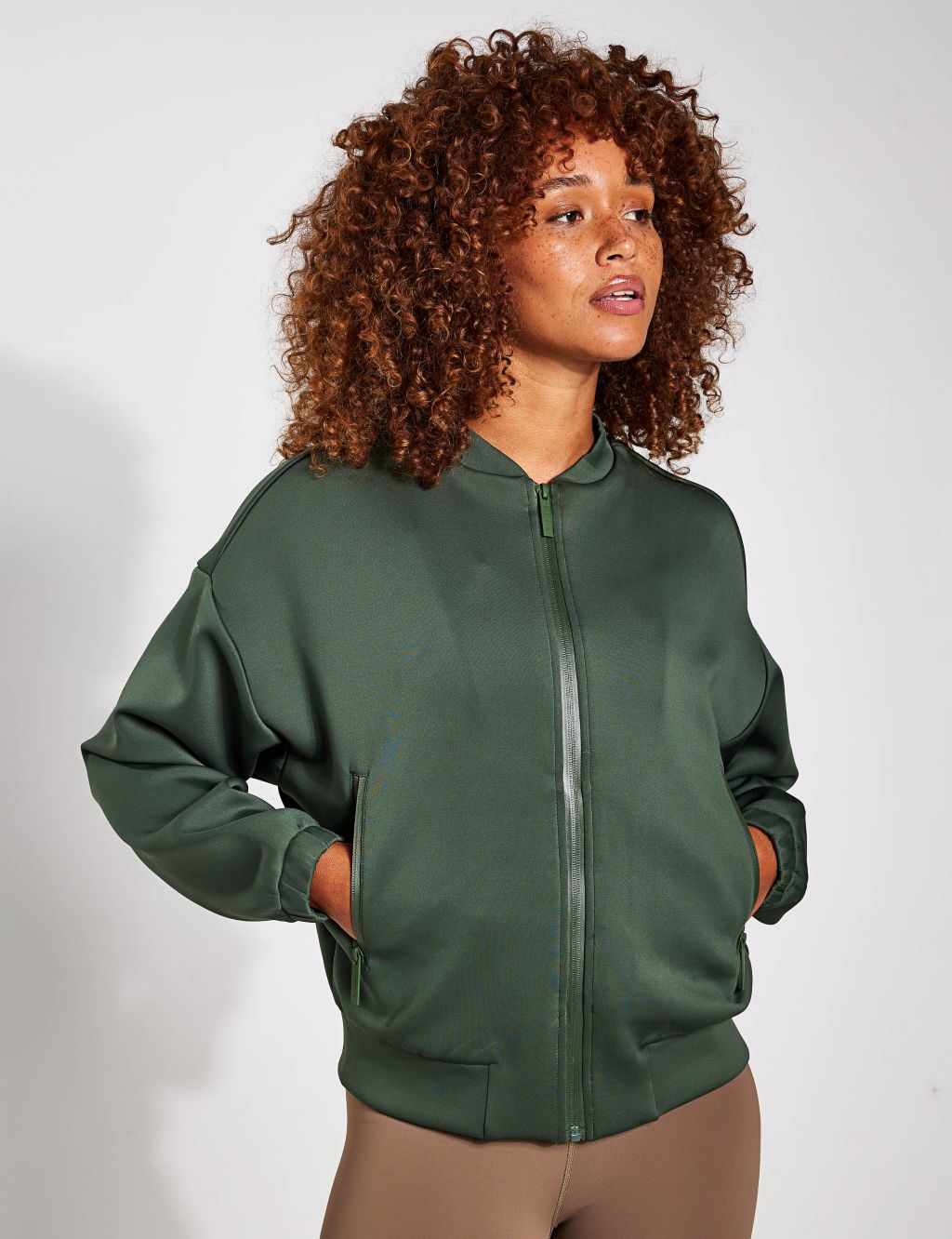 Bomber Jacket with Stretch image 1