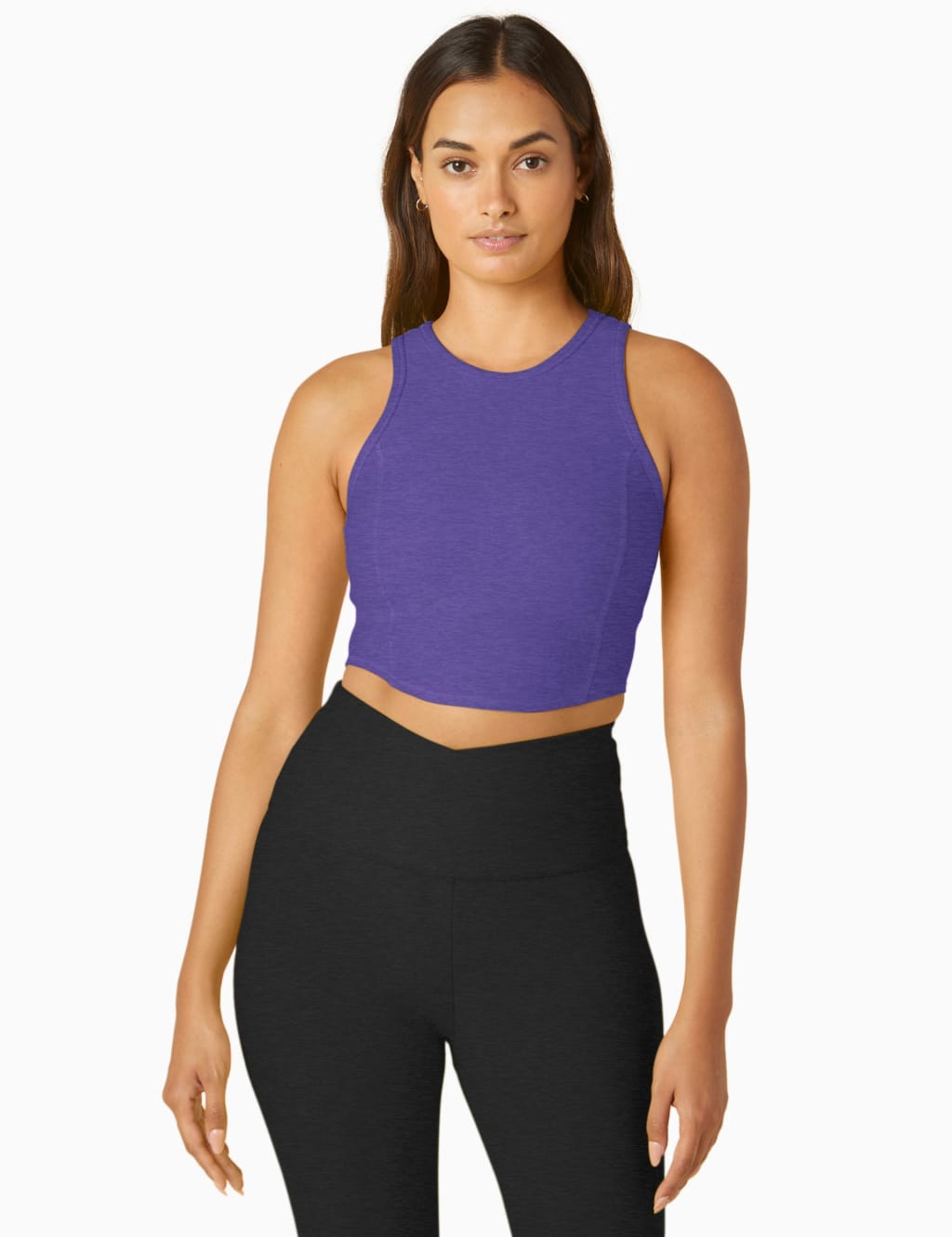 Ma196 Purple One Shoulder Top
