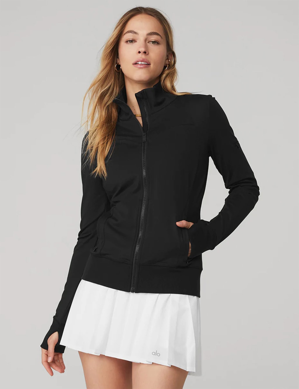 Contour Zip Up Funnel Neck Jacket image 1
