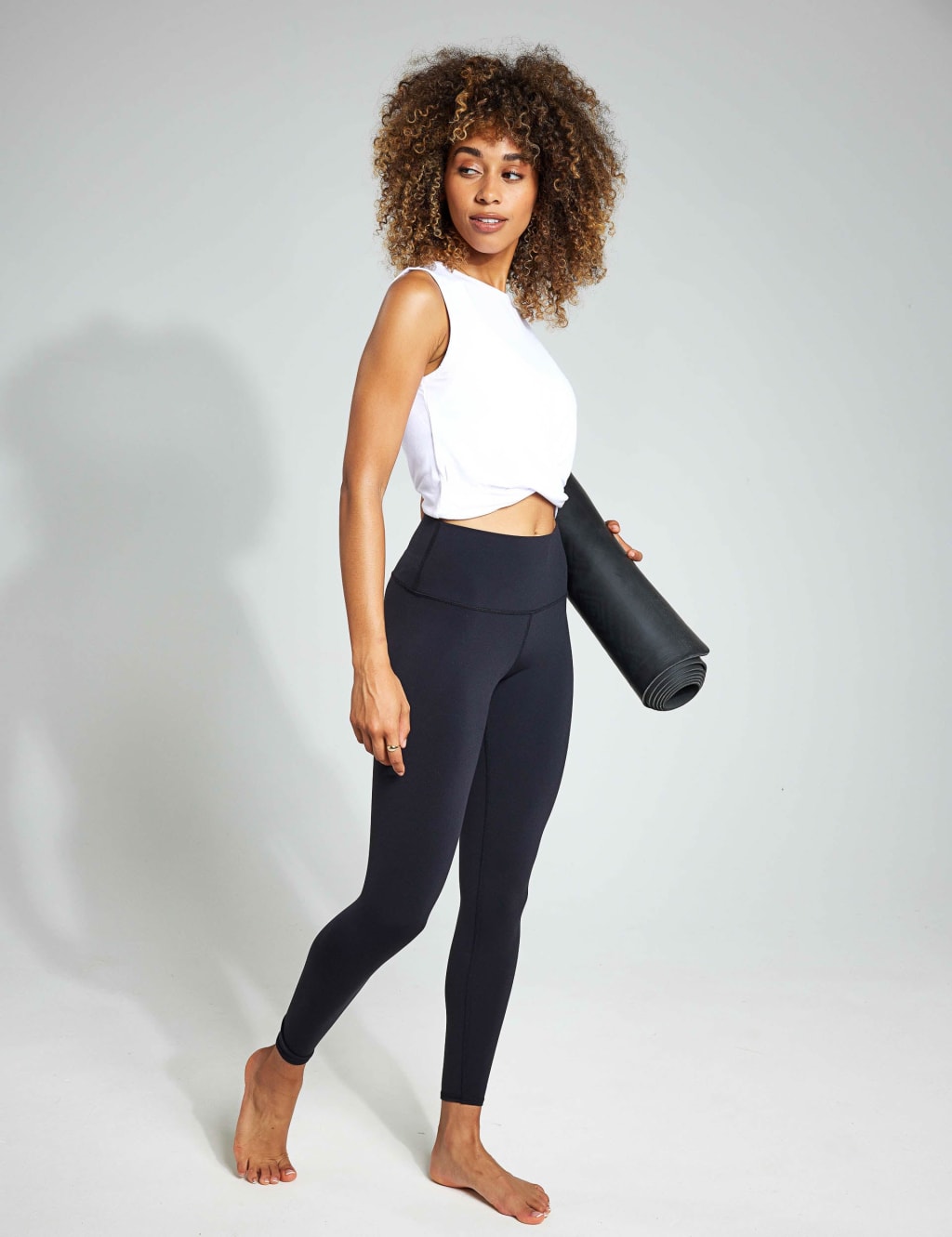 Cover Crew Neck Yoga Vest Top image 2