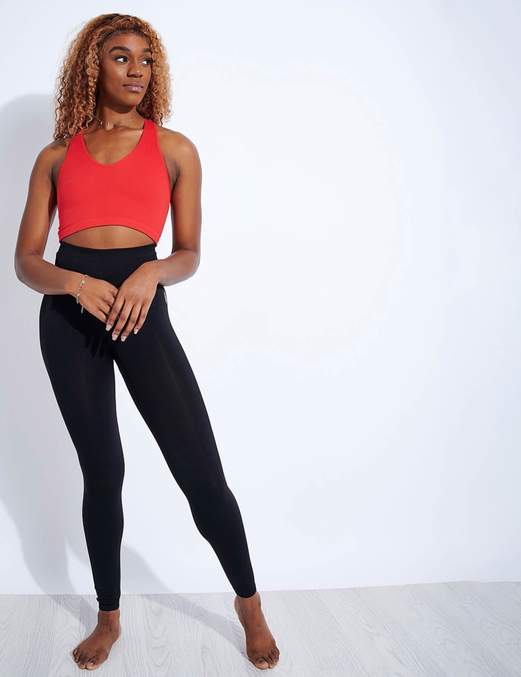 Free Throw Racer Back Running Crop Top image 2