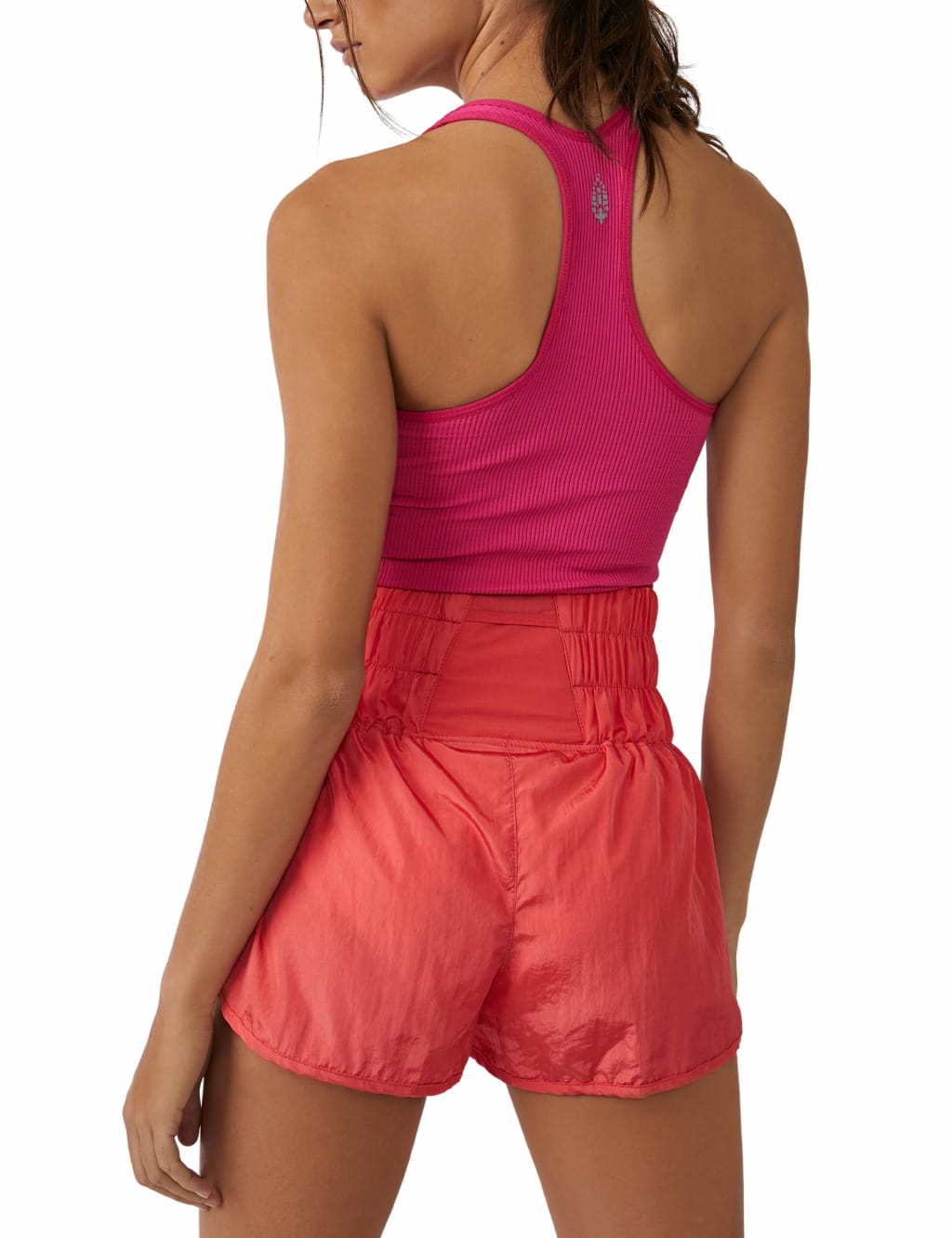 Free Throw Racer Back Longline Crop Top image 3