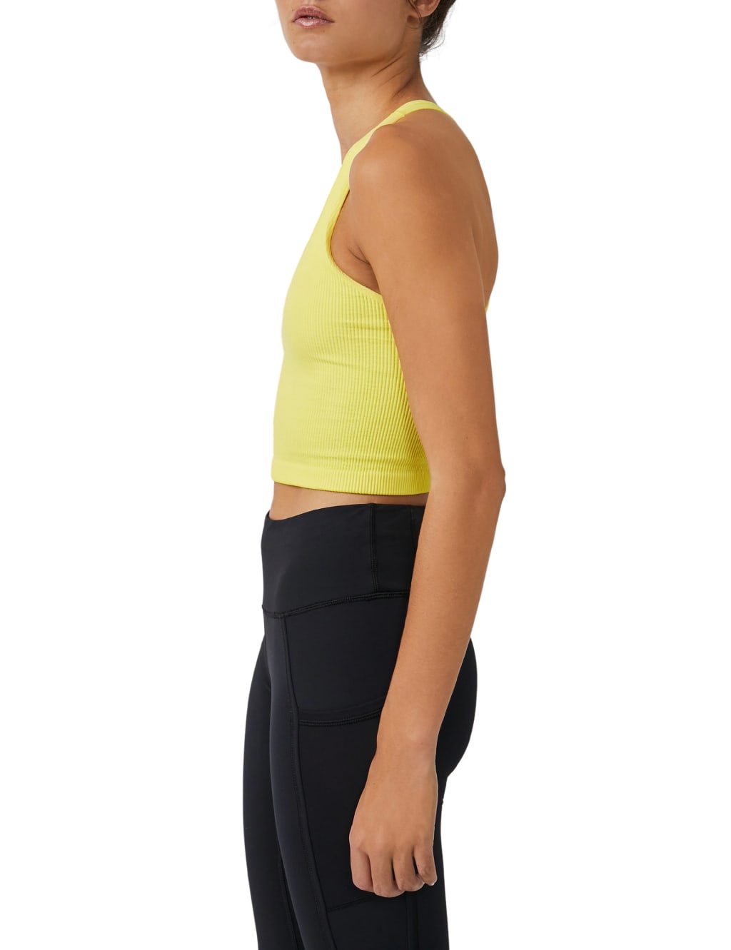 Free Throw Racer Back Longline Crop Top image 2