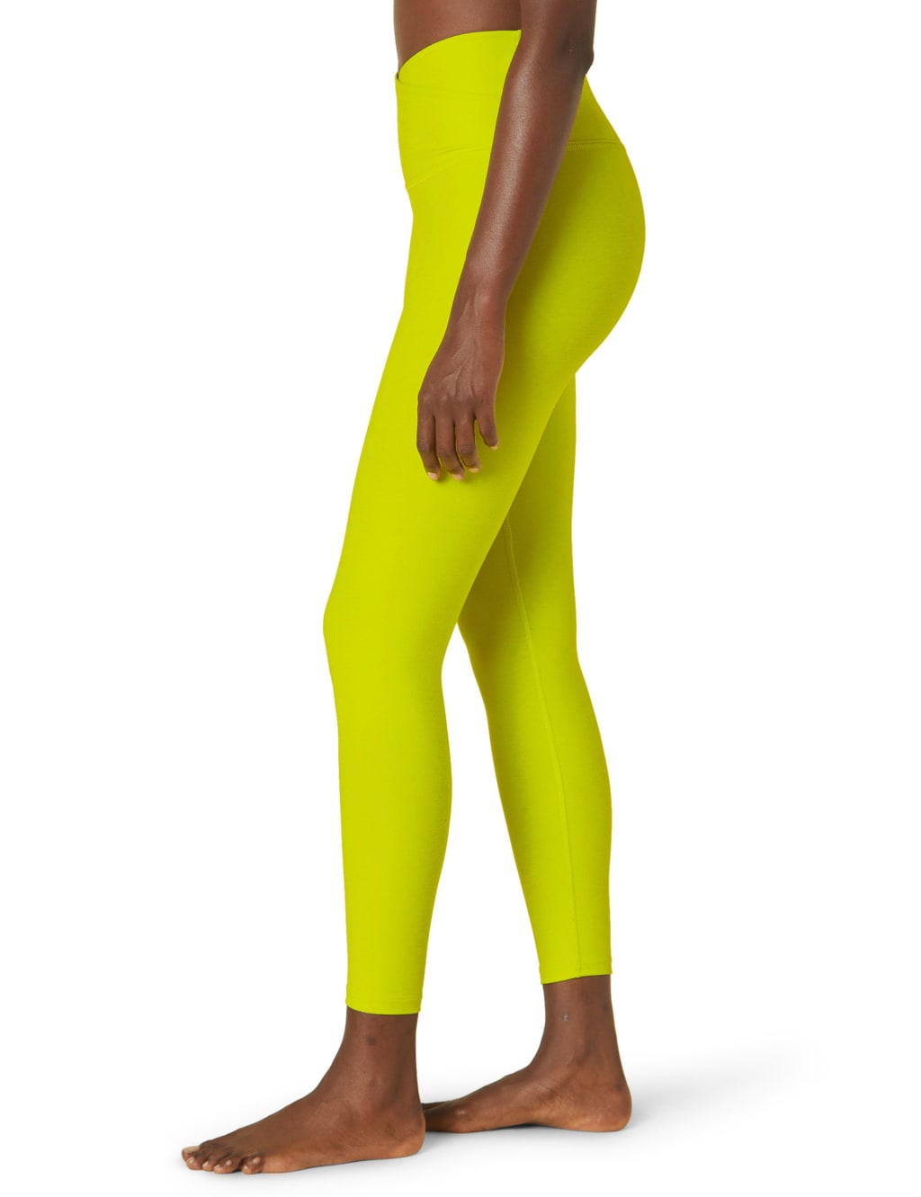 Margate Leggings in Metallic Green