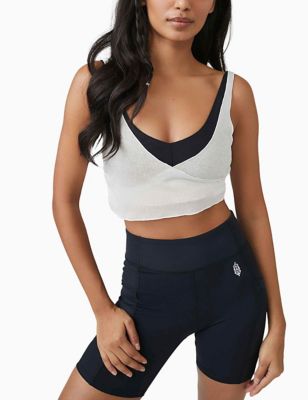 Fp Movement Womens Reach For The Stars Sports Bra - Ivory, Ivory