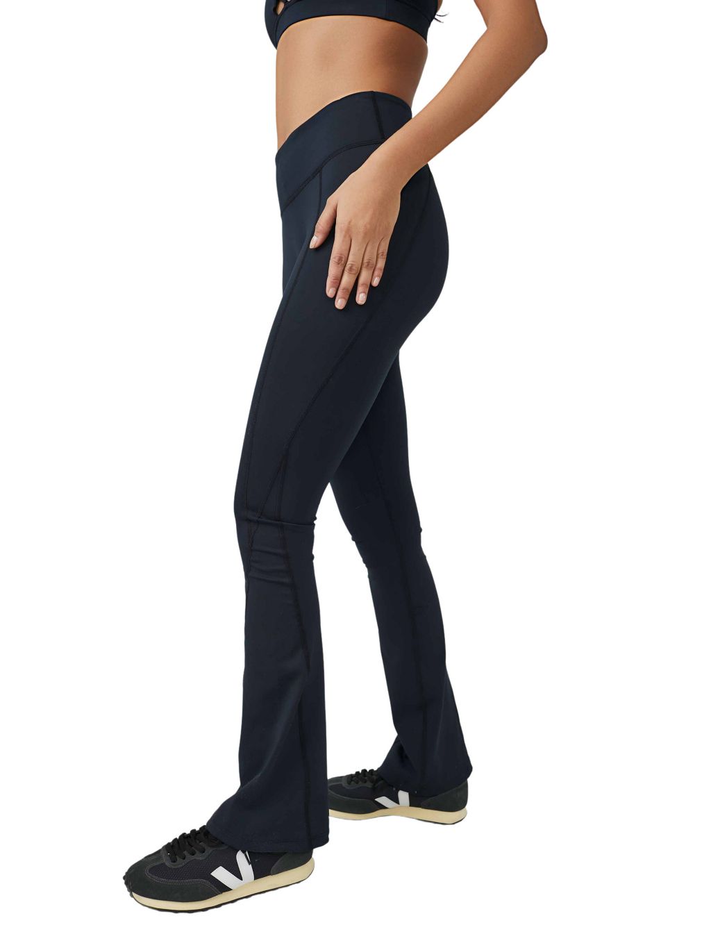 Resilience High Waisted Slim Flared Joggers image 4