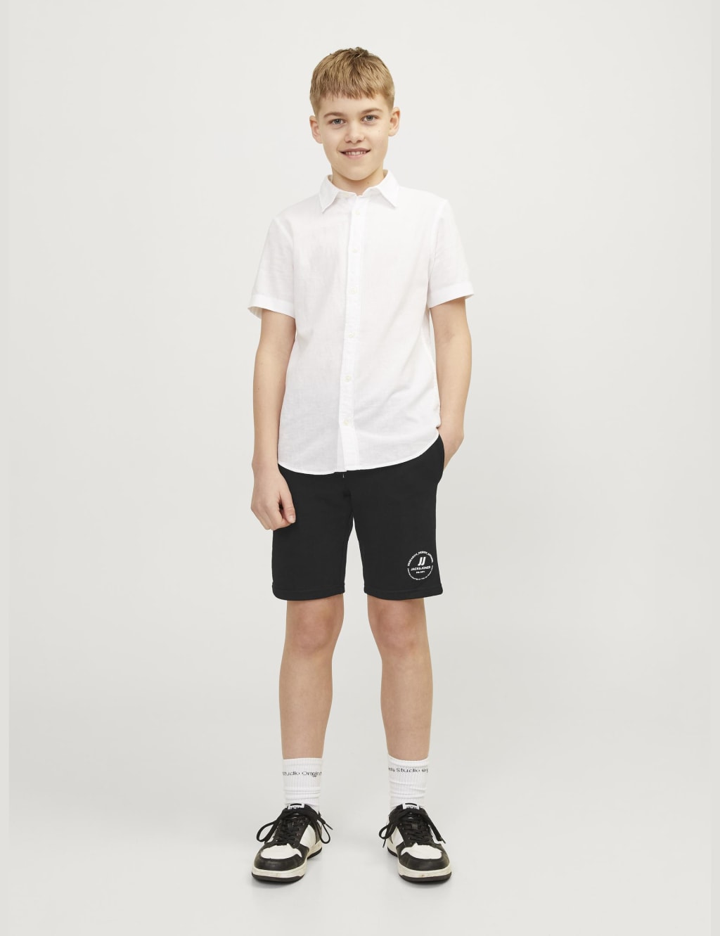Basic Shorts For Boys in Black