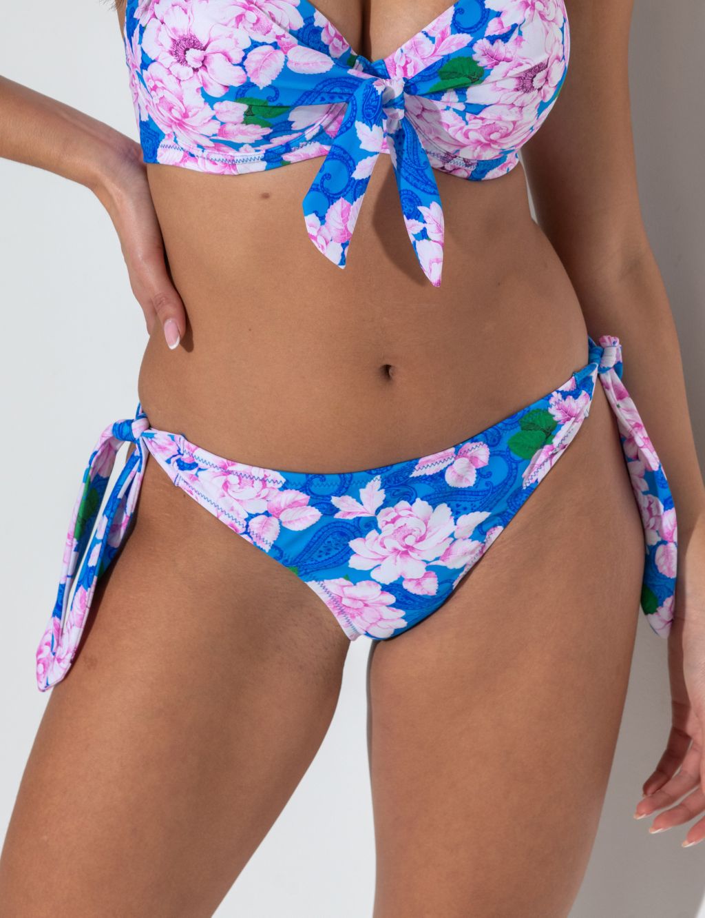 Cove Floral Tie Side Bikini Bottoms