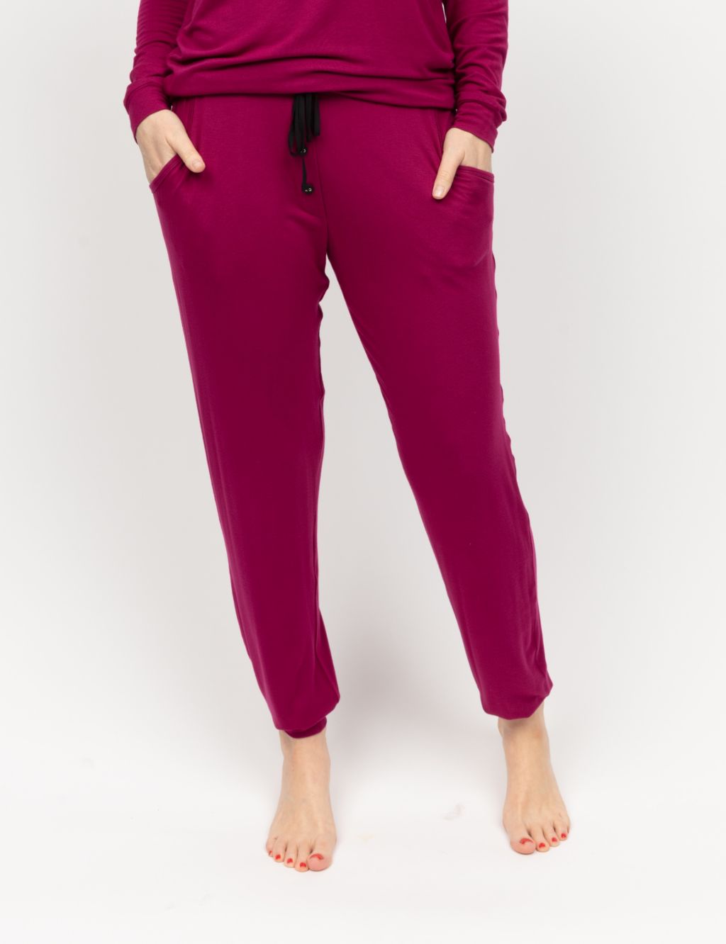 Modal Rich Cuffed Hem Pyjama Bottoms