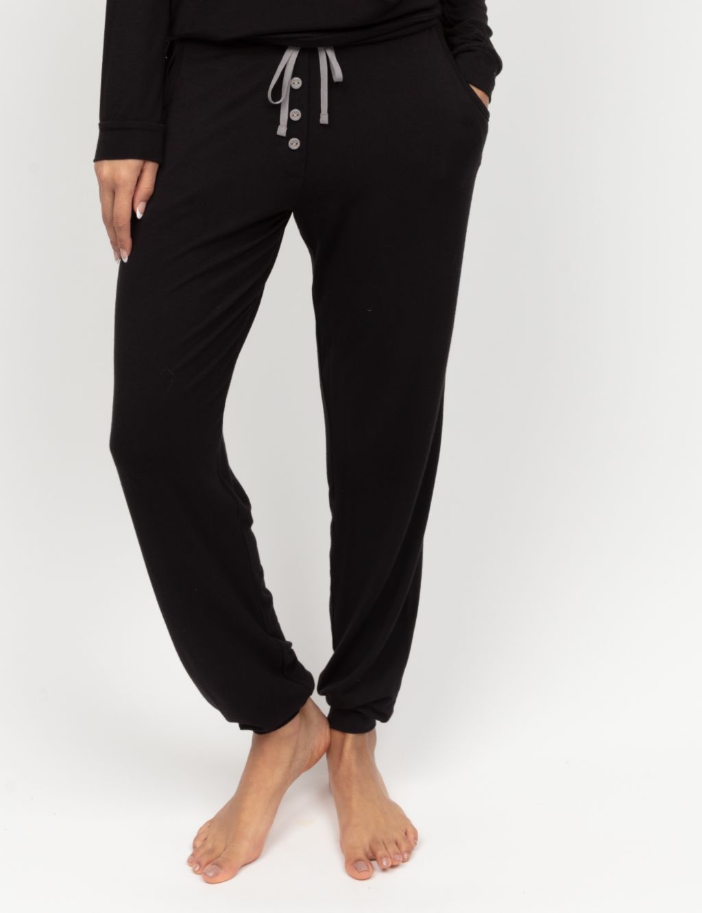 Jersey Cuffed Hem Pyjama Bottoms