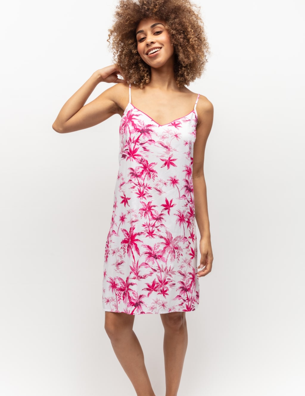 Cotton Modal Palm Print Nightdress