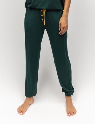 Cyberjammies Women's Modal Rich Pyjama Bottoms - 28 - Dark Green, Dark Green
