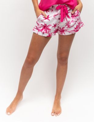 Cyberjammies Women's Cotton Modal Printed Pyjama Shorts - 26 - Pink Mix, Pink Mix