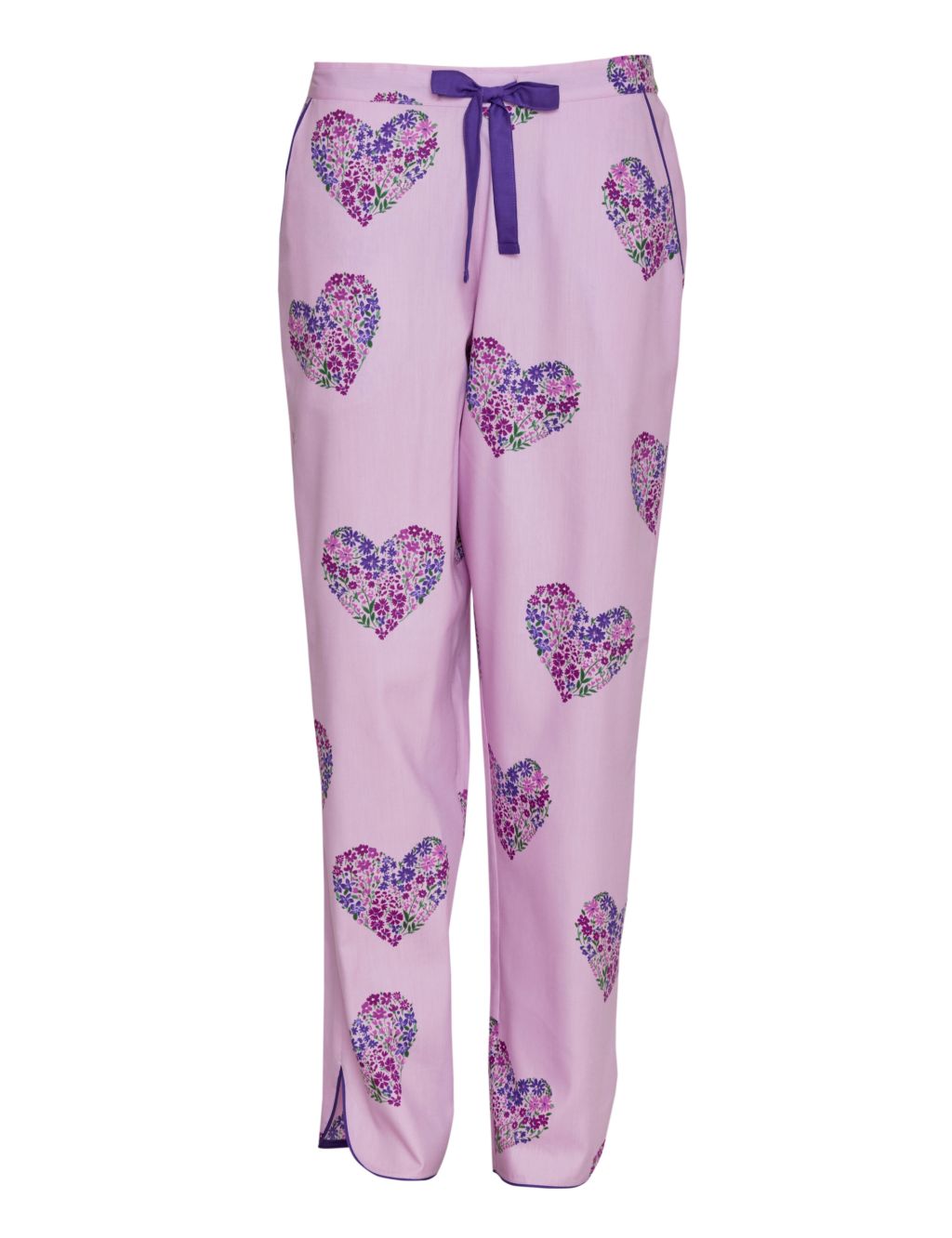 Cotton Modal Heart Print Pyjama Bottoms
