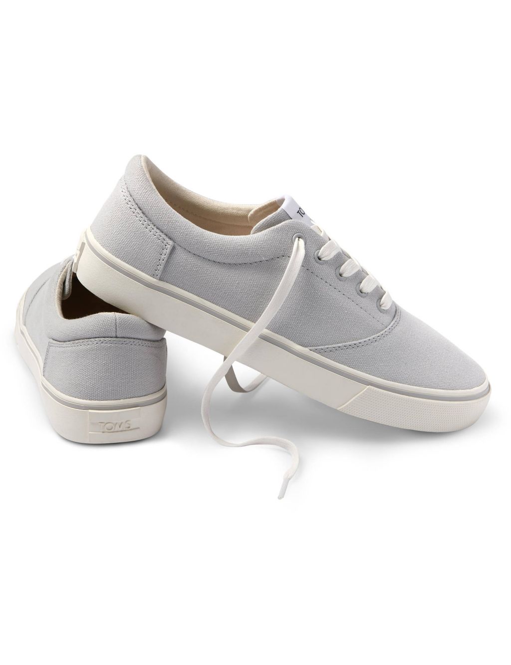 Canvas Lace Up Trainers image 5
