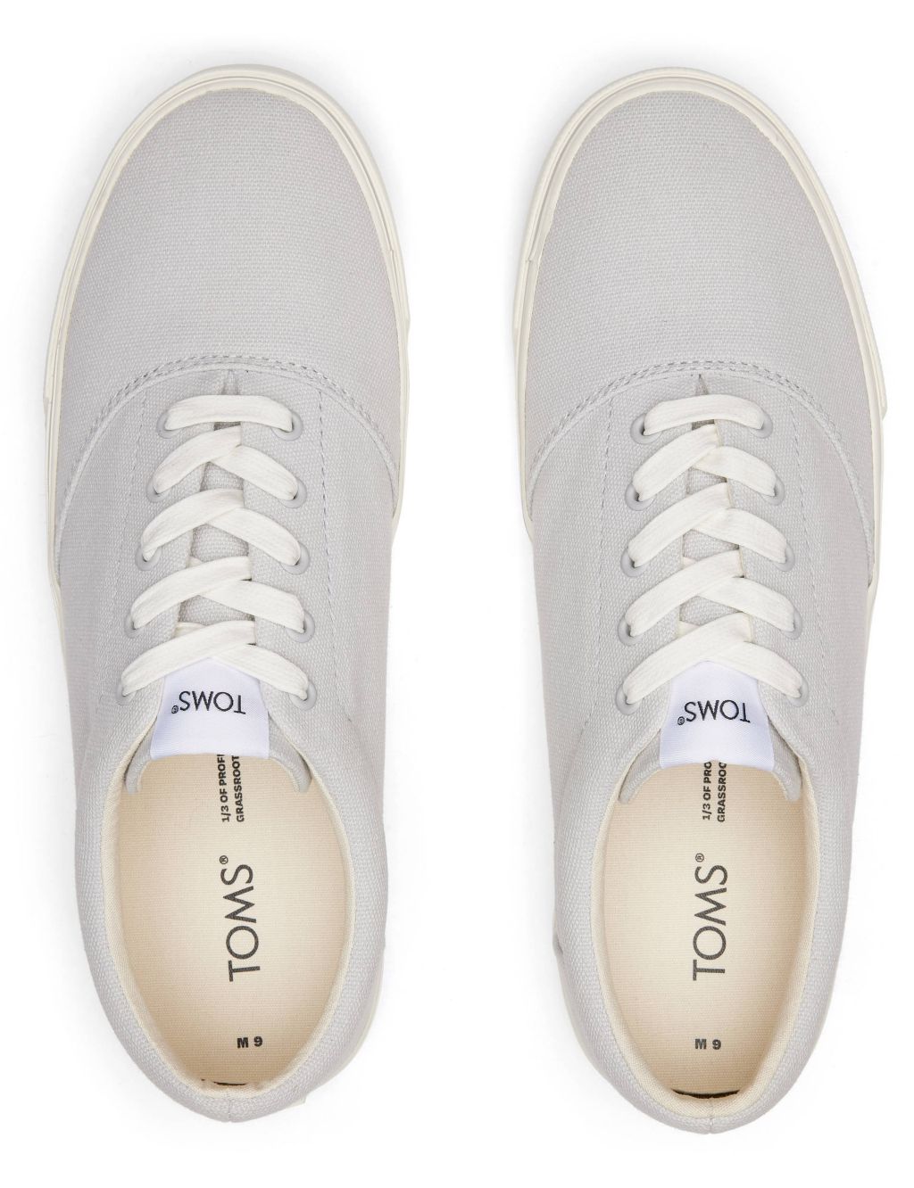 Canvas Lace Up Trainers image 6