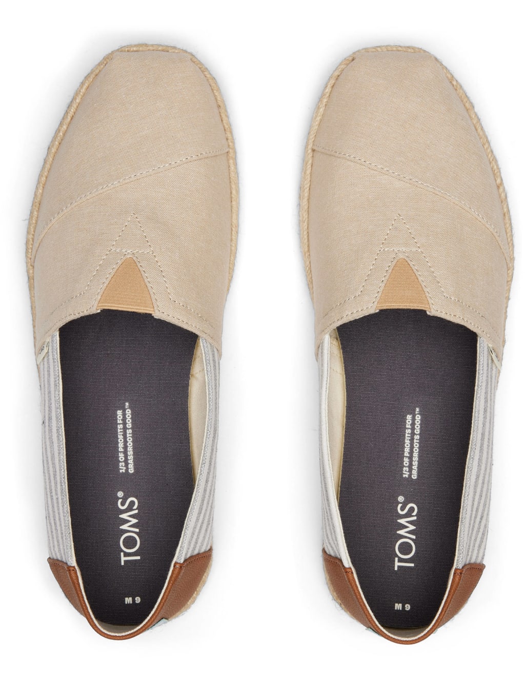Canvas Striped Espadrilles image 4